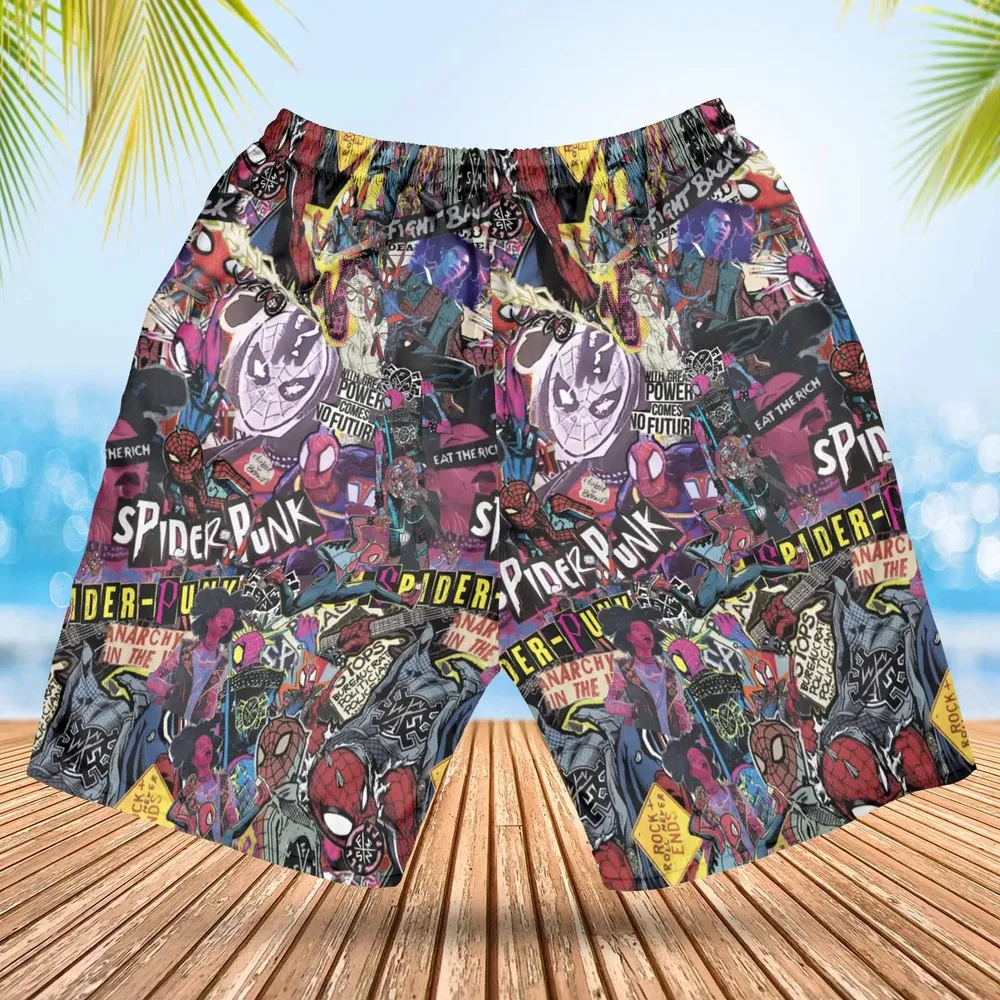 Spider-Punk Get Punked Across Spider-Verse Hawaiian Short - 2