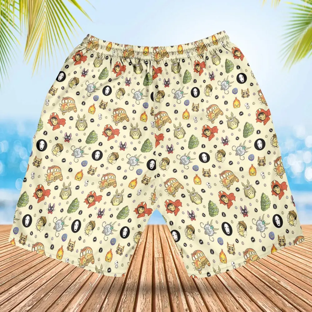 Ghiblipalooza Ghibli Themed Hawaiian Short - 2