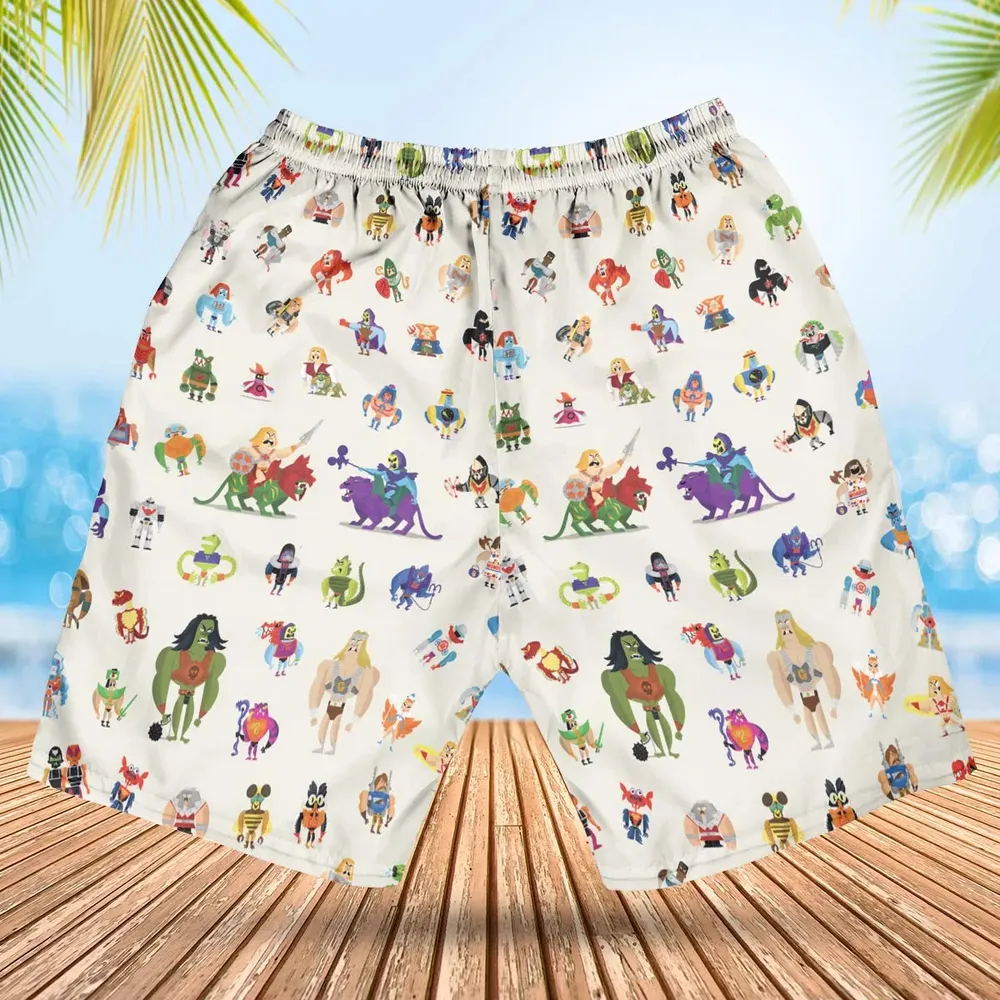 He-Man & Masters Of The Universe Characters Pattern Hawaiian Short - 2