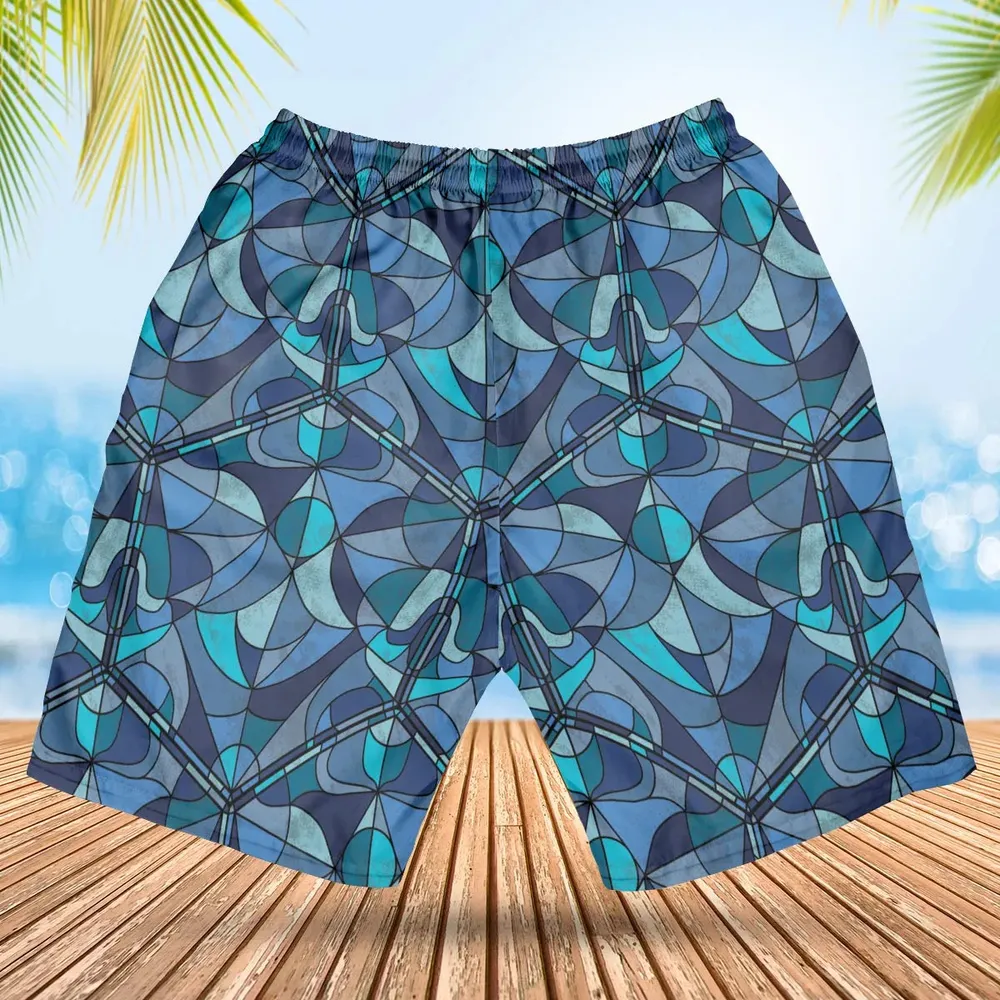 Stained Glass Monster RPG Hawaiian Short - 2