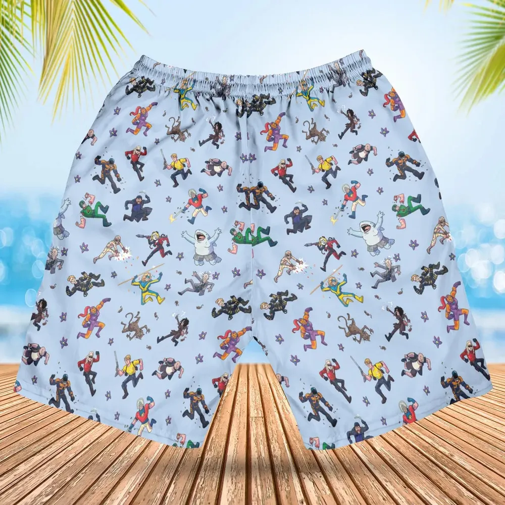 The Suicide Squad Pattern Hawaiian Short - 2