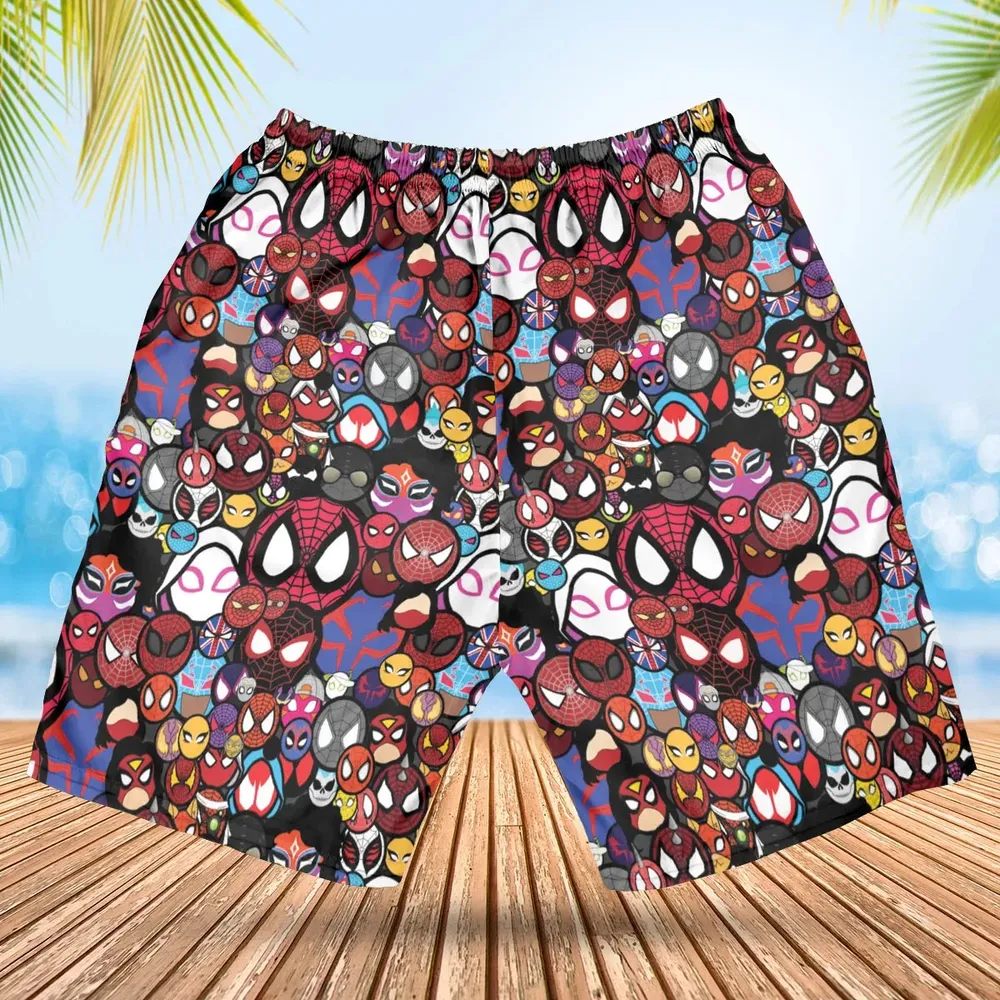 Spide-Mania Spider-Verse Hawaiian Short - 2