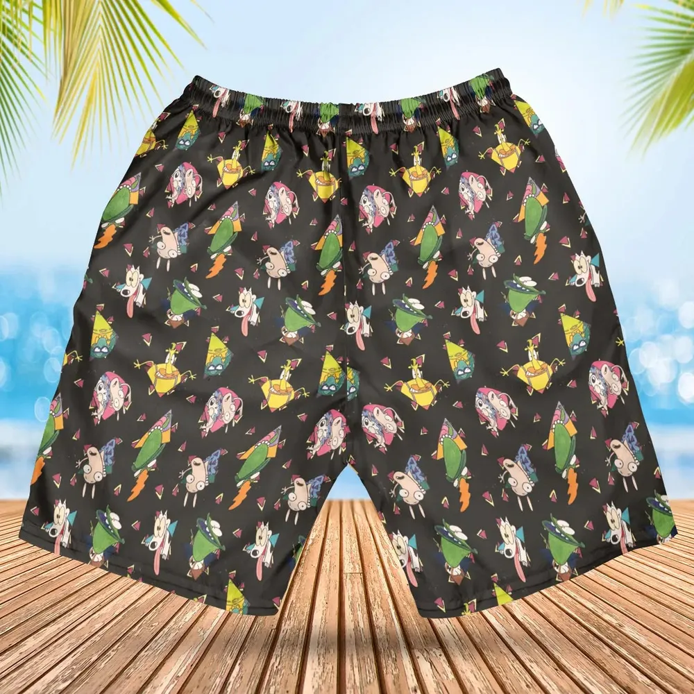 Rocko's Modern Life Pattern Hawaiian Short - 2