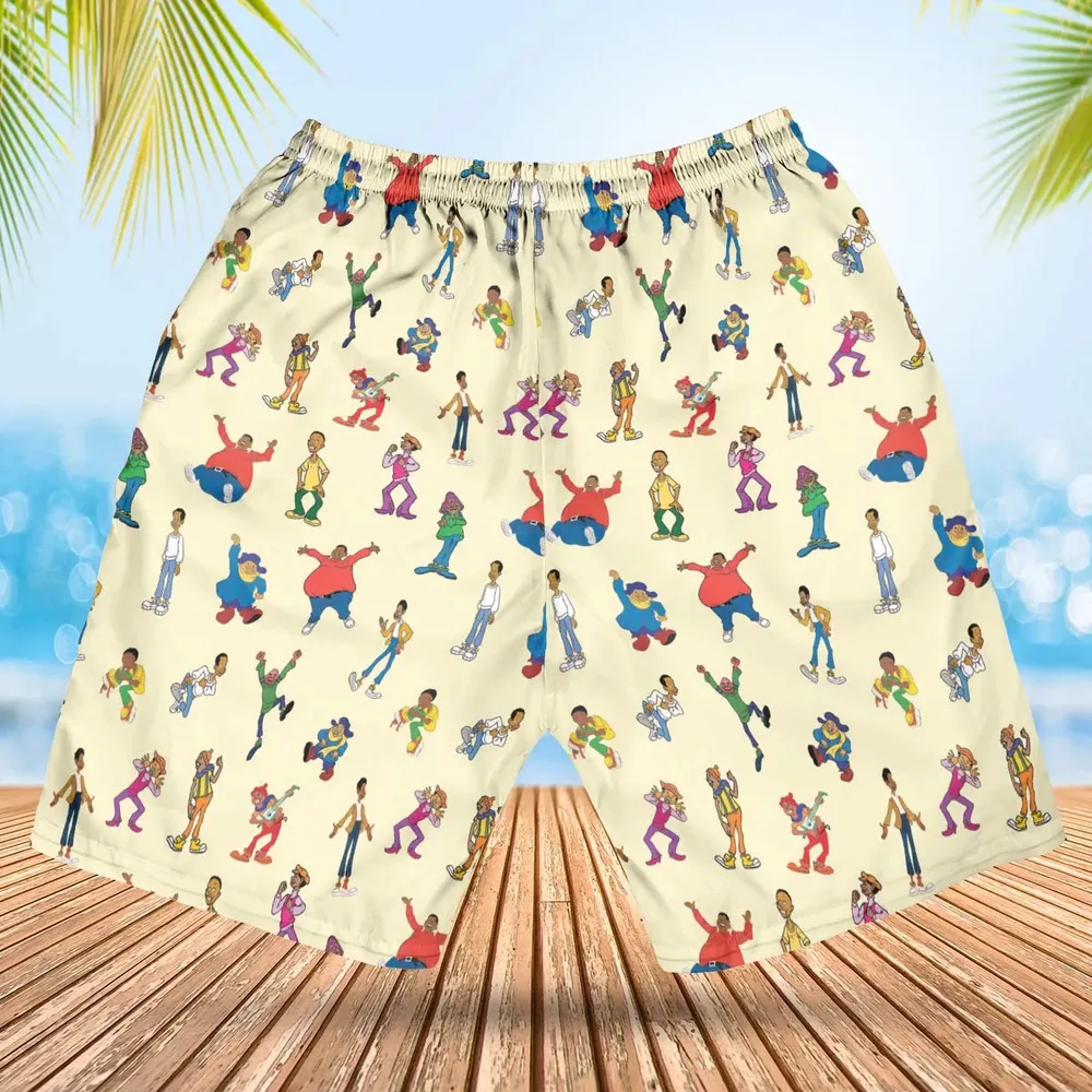 Fat Albert and the Cosby Kids Hawaiian Short - 2
