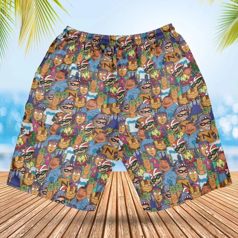 Rocket Power Characters Hawaiian Short - 2