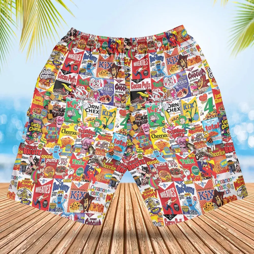 Popular Cereal Boxes Hawaiian Short - 2