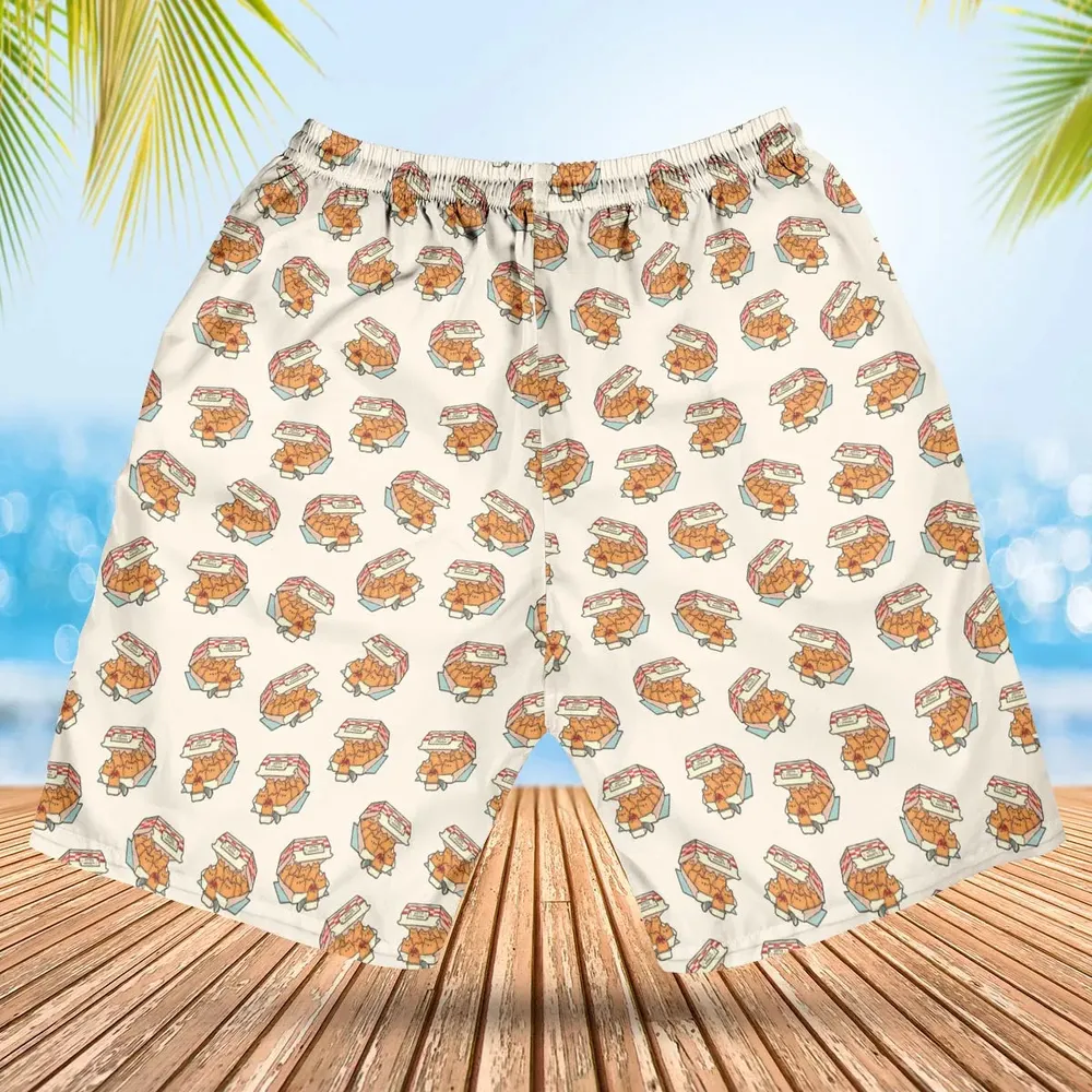 Kitten Nuggets Pattern Hawaiian Short - 2