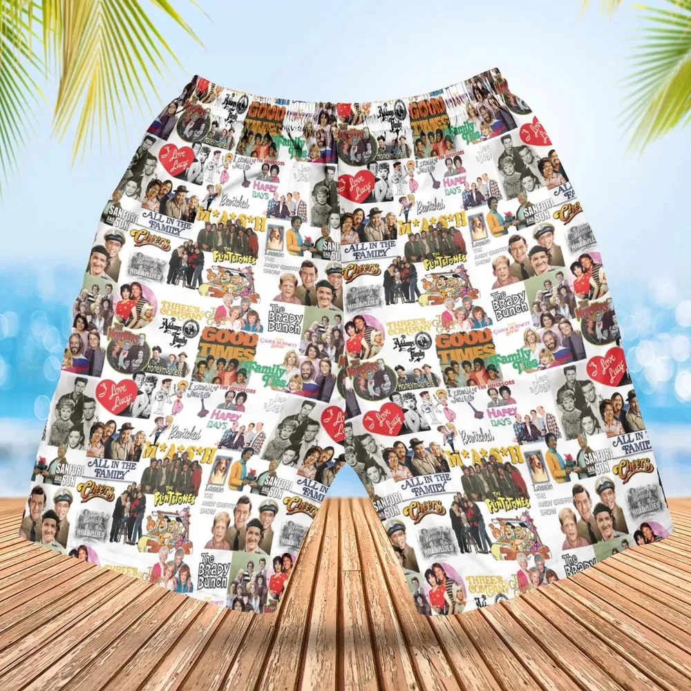 Stuck in the 80s Famous Sitcom Hawaiian Short - 2