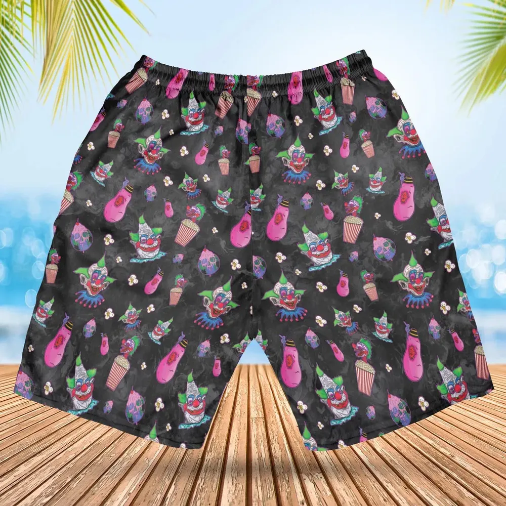 Space Horror Movie Killer Klowns Outer Hawaiian Short - 2