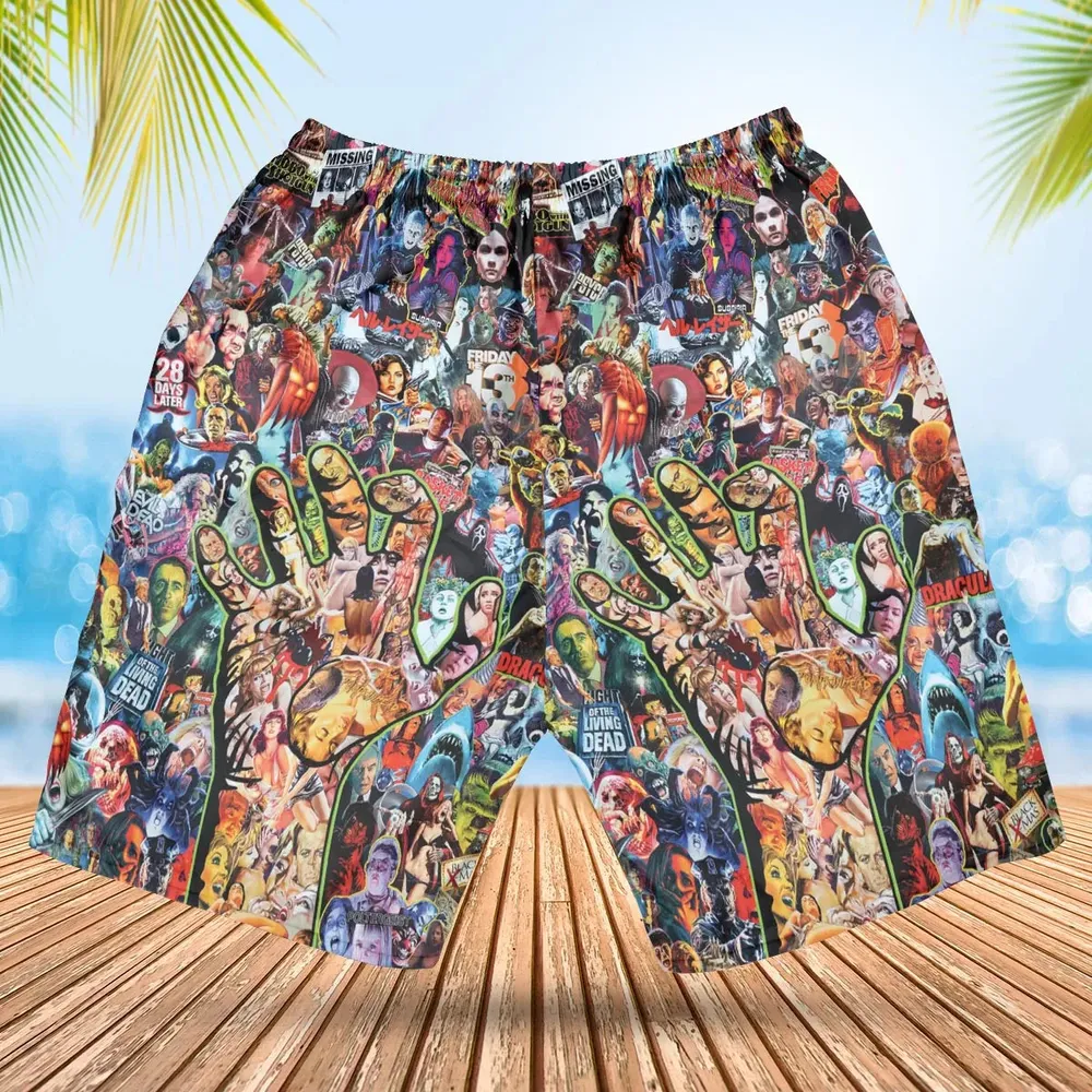 Horror My Love Hawaiian Short - 2