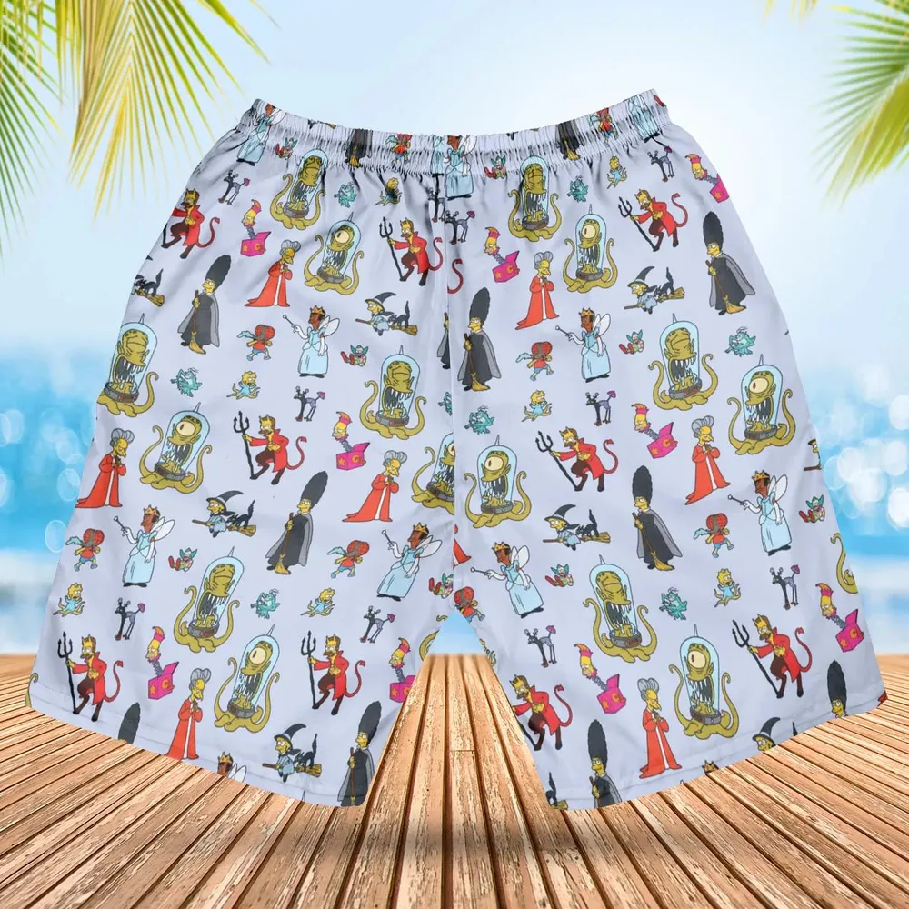 Halloween Costume The Simpsons Hawaiian Short - 2