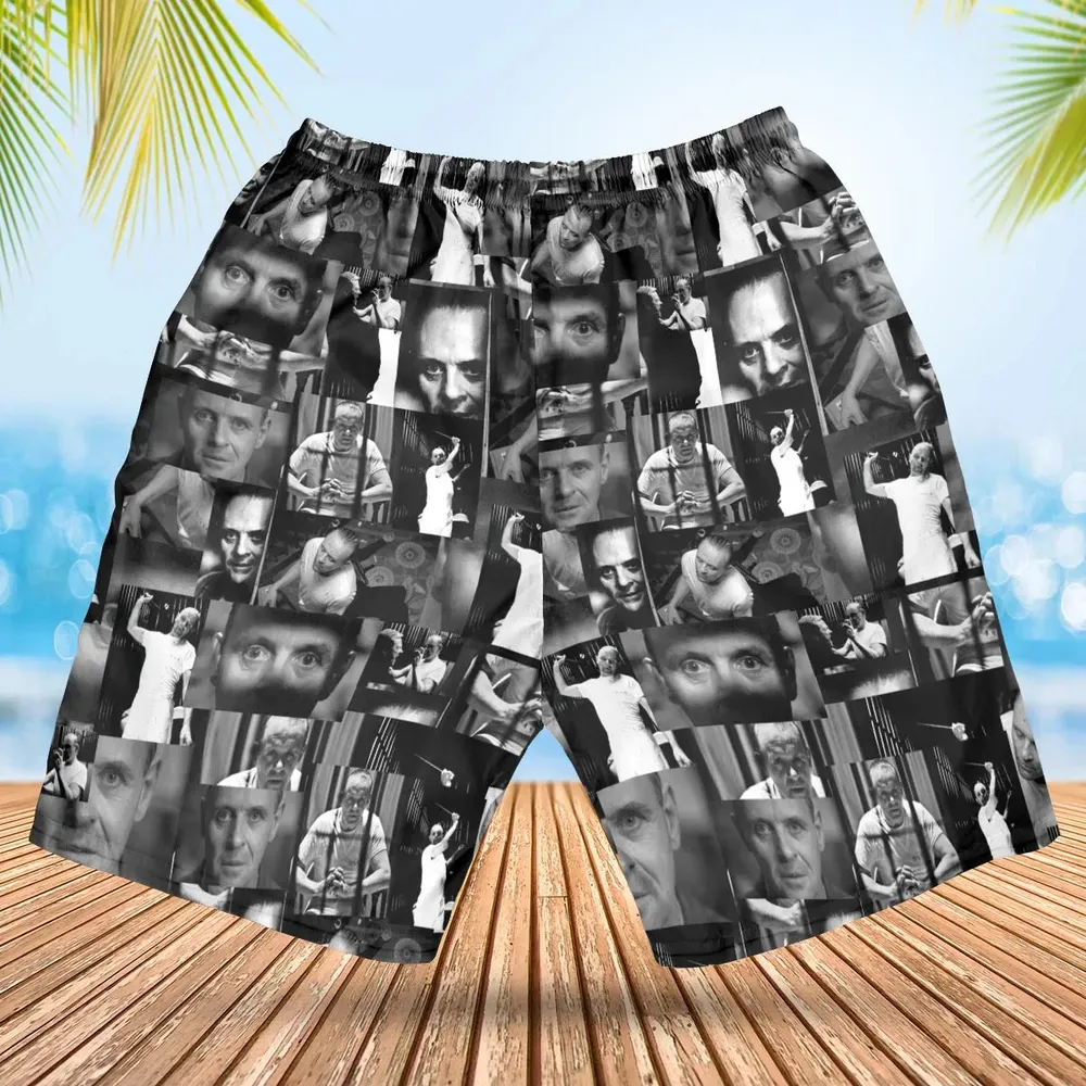 Hannibal Lecter The Silence of the Lambs Hawaiian Short - 2