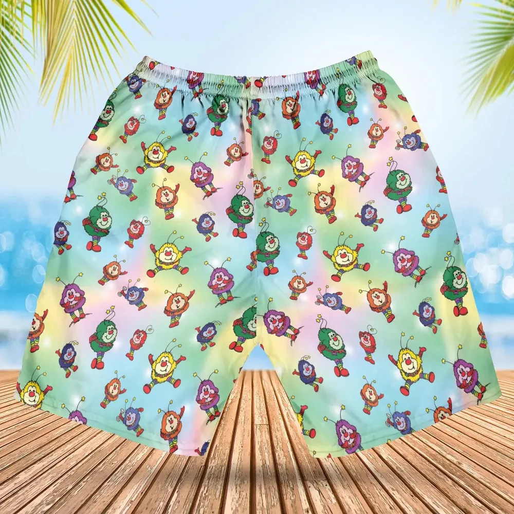 Rainbow Brite Sprites Hawaiian Short - 2