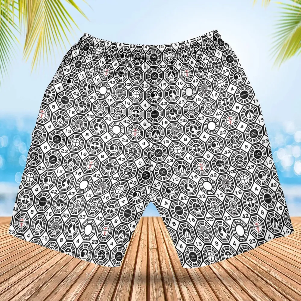 Dharma Lost Hawaiian Short - 2