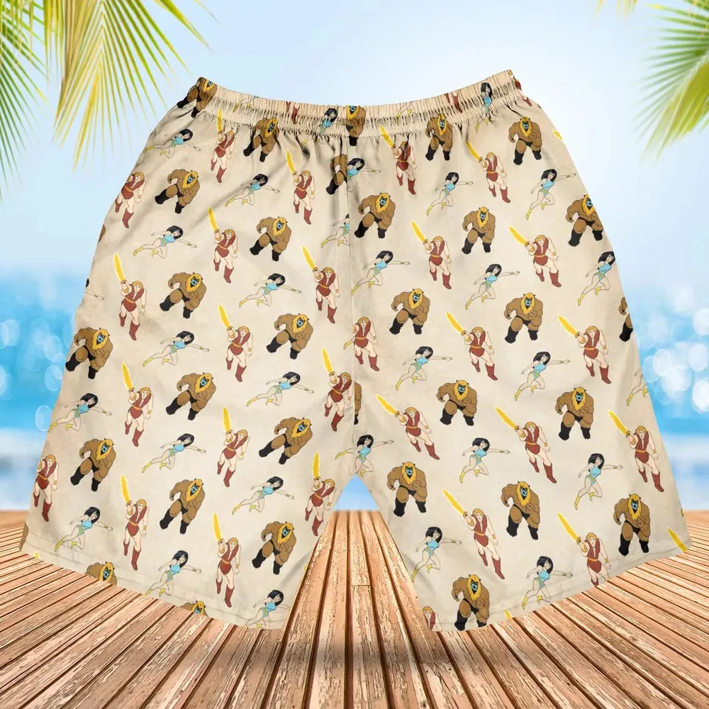 Thundarr the Barbarian Hawaiian Short - 2