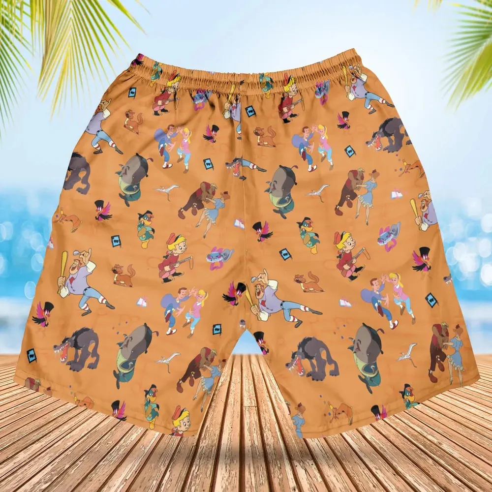 Make Mine Music Characters Hawaiian Short - 2