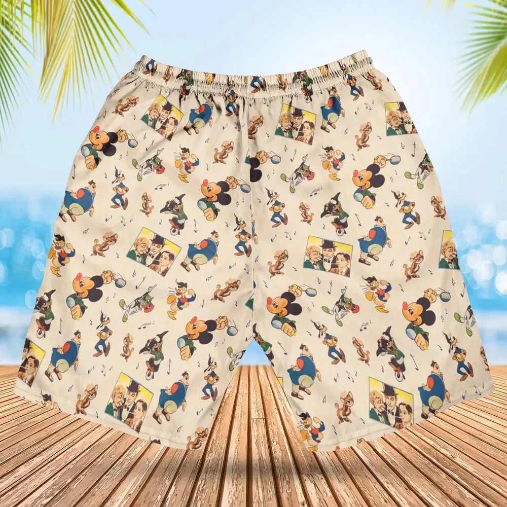 Fun And Fancy Free Characters Hawaiian Short - 2