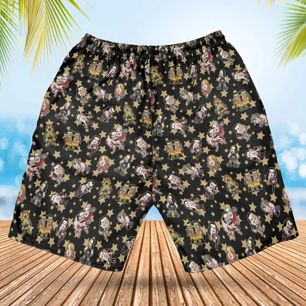 Wrestlers Mini Icons Hawaiian Short - 2