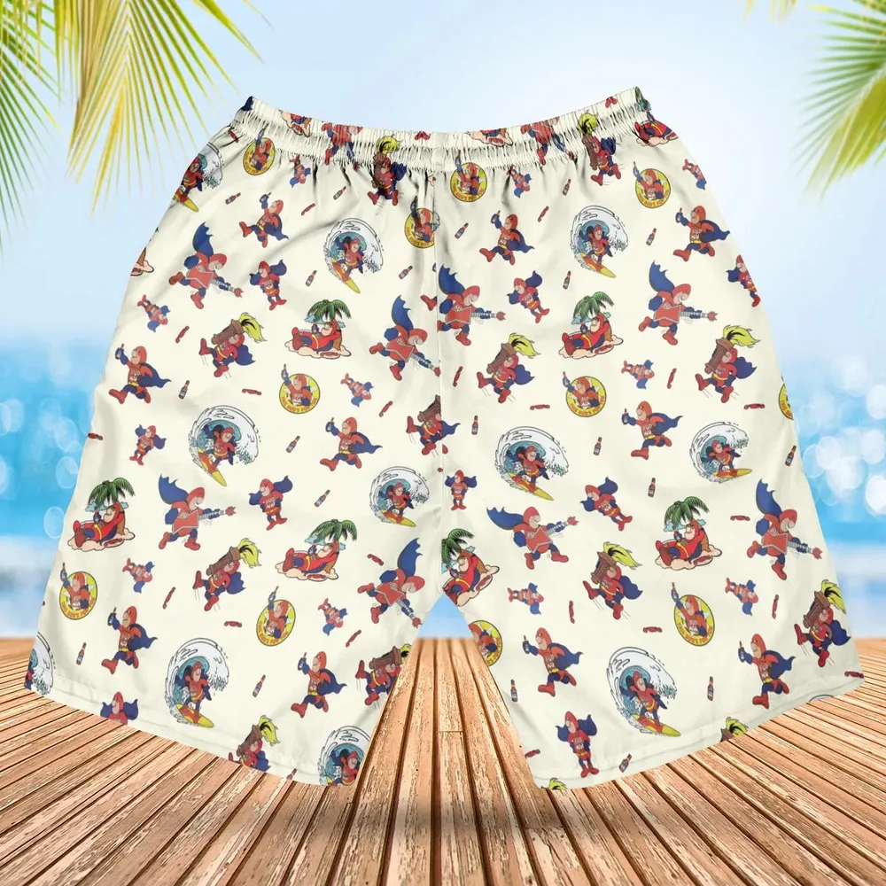 Budweiser Bud Man Hawaiian Short - 2