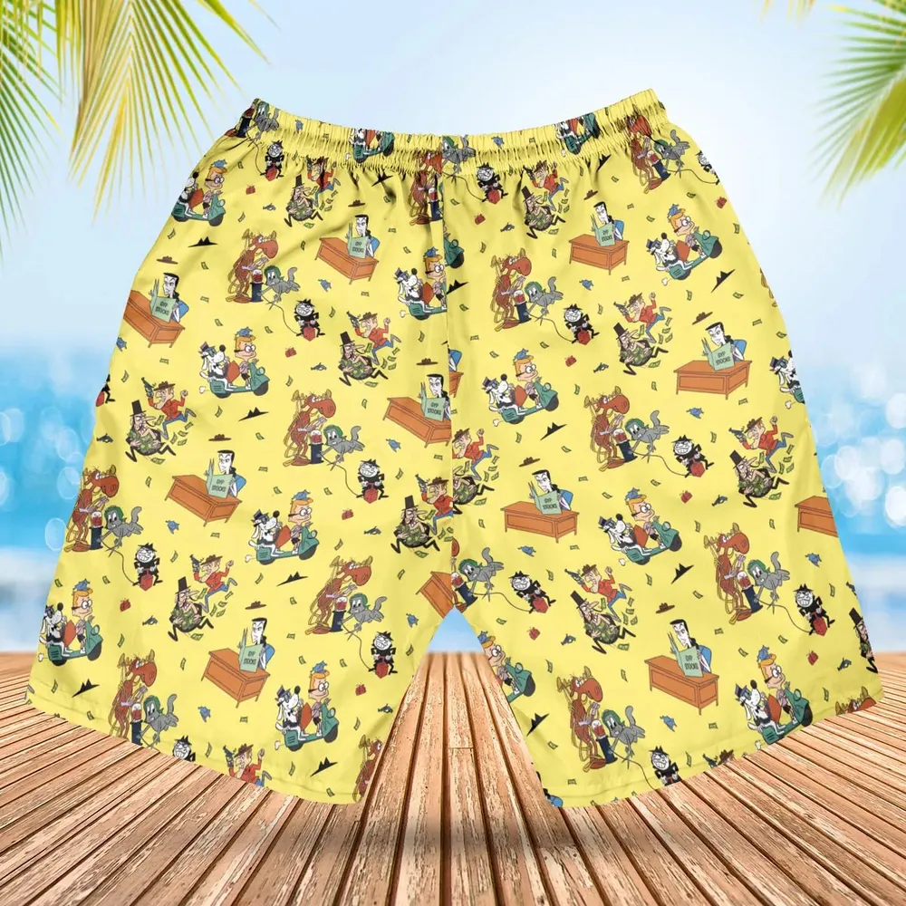 Moose And Squirrel The Adventures of Rocky and Bullwinkle Hawaiian Short - 2