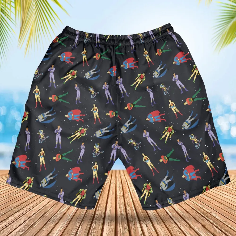 The Super Powers Team Super Friends Hawaiian Short - 2