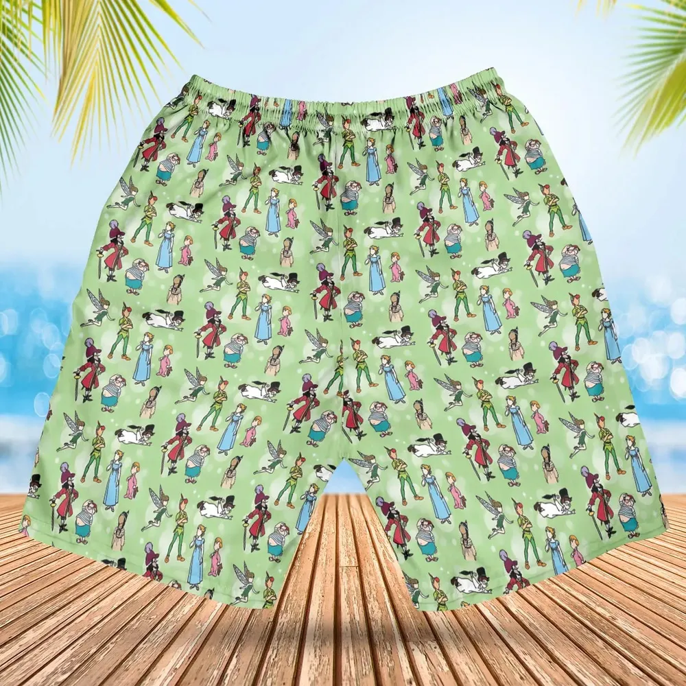 Neverland Doodles Peter Pan Hawaiian Short - 2