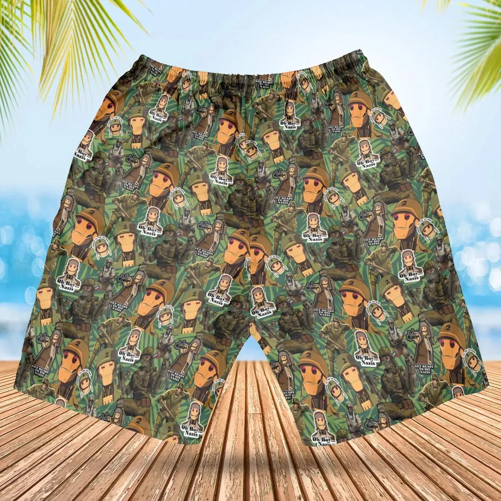 GI Robot Creature Commandos Hawaiian Short - 2