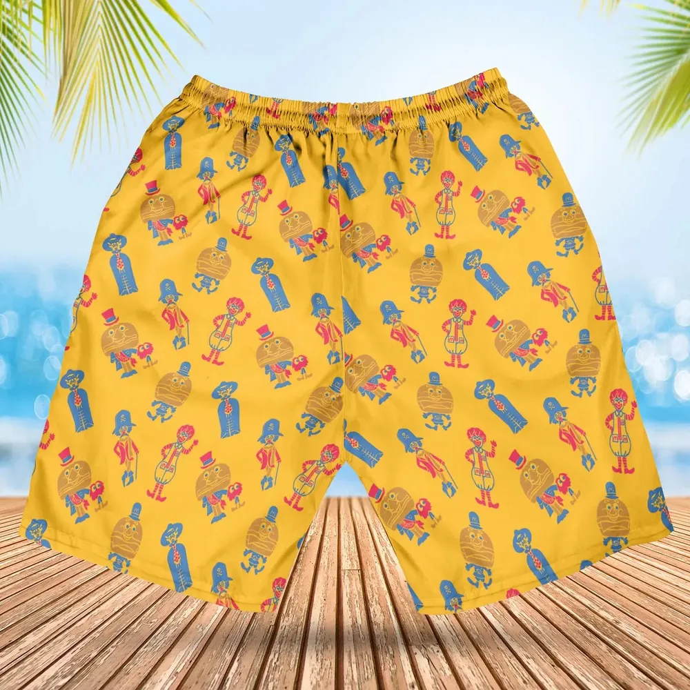 Mcdonaldland Lineup Hawaiian Short - 2