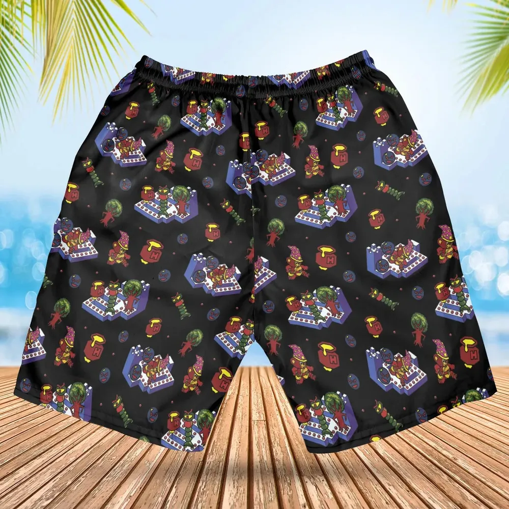 Bentley Bear Crystal Castles Hawaiian Short - 2