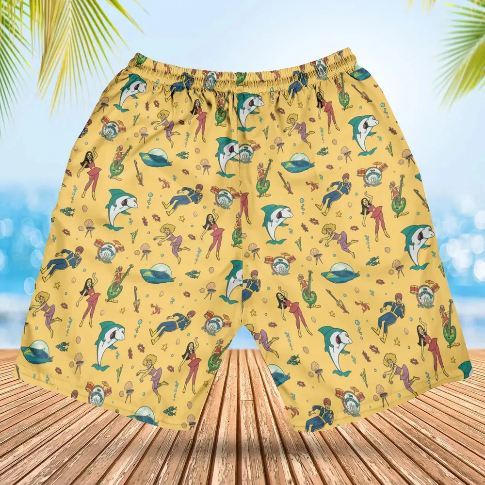 Undersea Style Jabberjaw Hawaiian Short - 2
