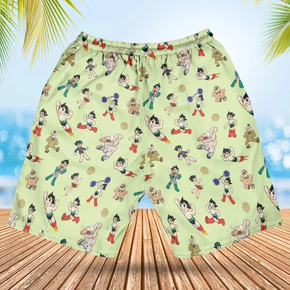 Astro Boy Characters Hawaiian Short - 2