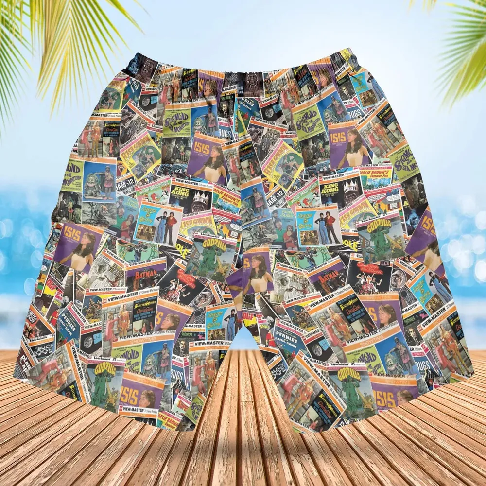 View-Master Collage Hawaiian Short - 2