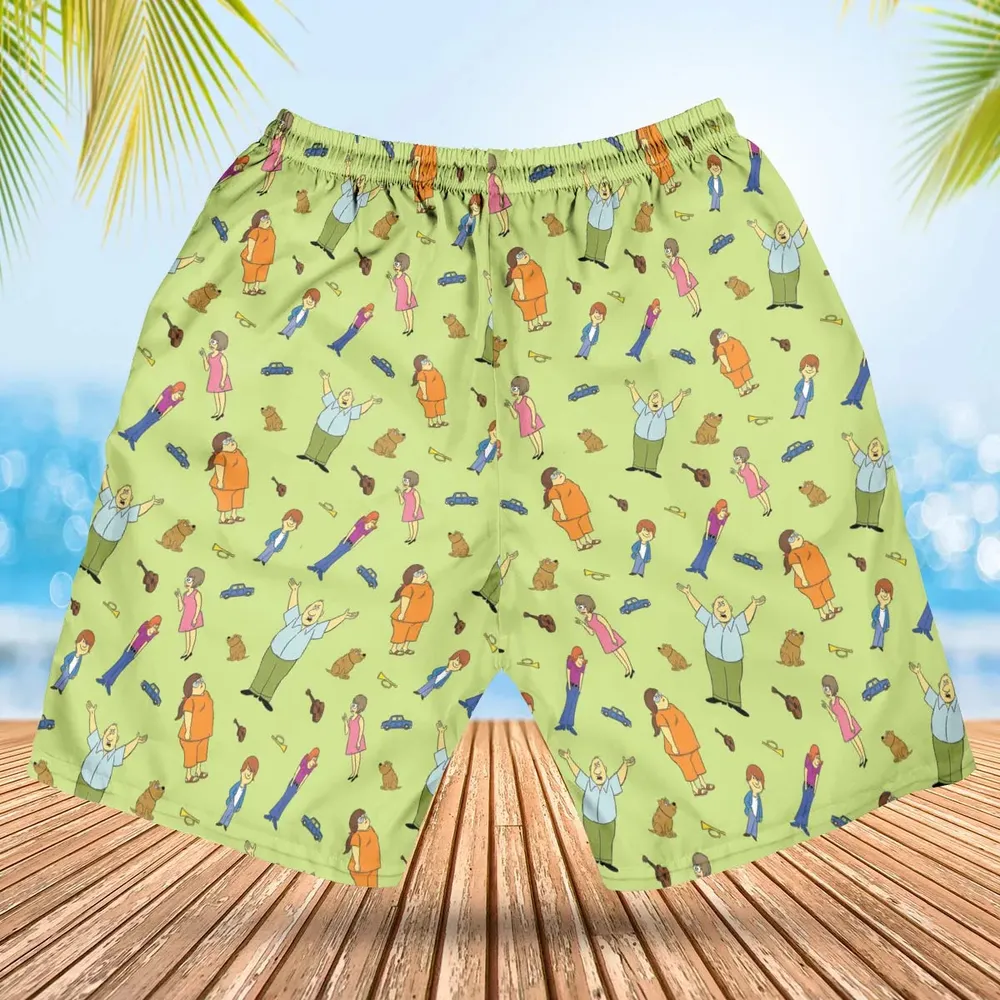 Wait Till Your Father Gets Home Characters Hawaiian Short - 2