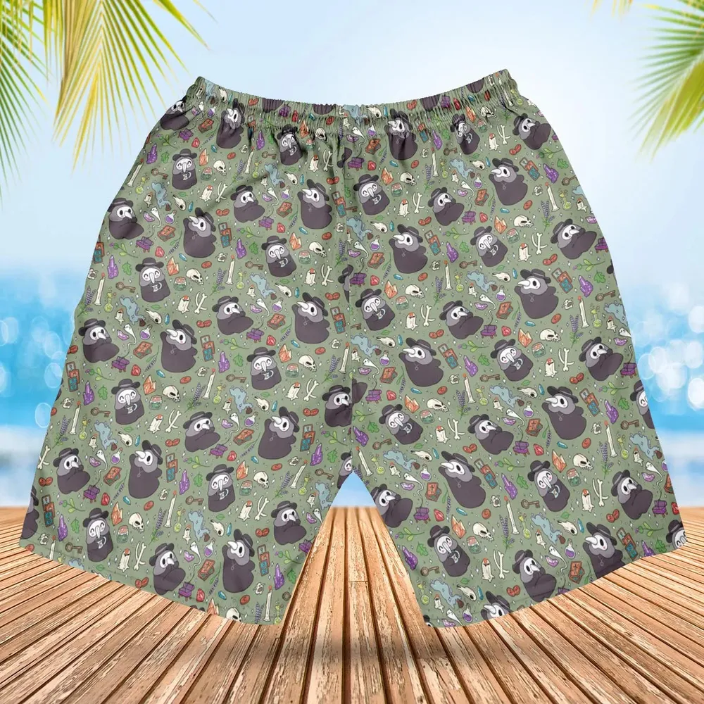 Plague Doctor Hawaiian Short - 2