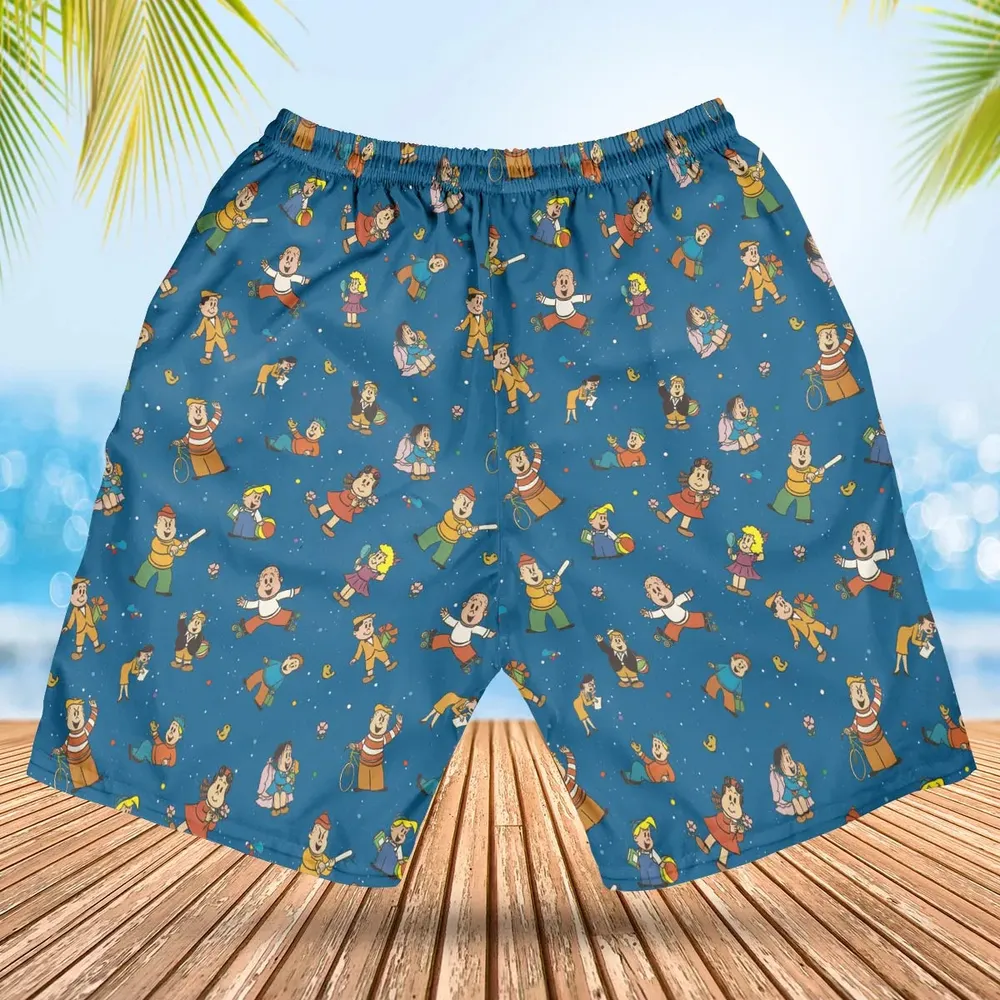 Cartoon Throwback The Little Lulu Show Hawaiian Short - 2