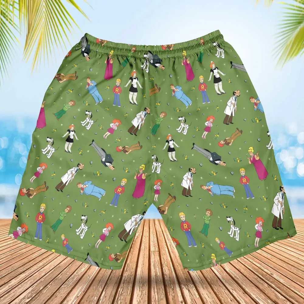 Money Comes To Me Easily Richie Rich Hawaiian Short - 2