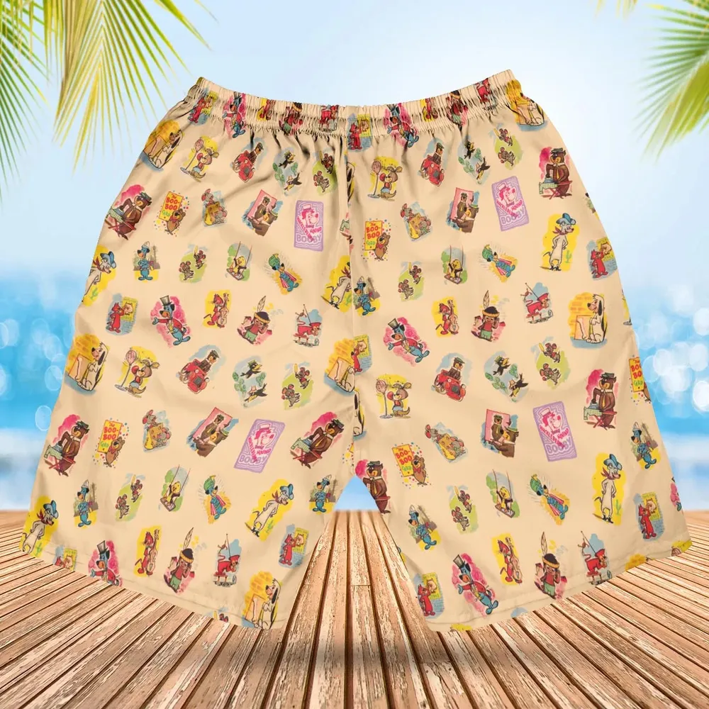 Huckleberry Hound Booby Hawaiian Short - 2