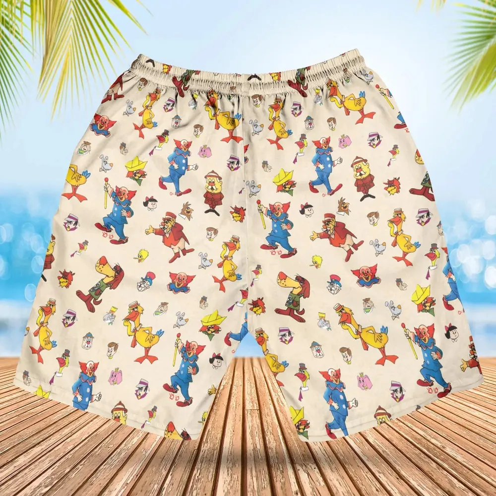 Bozo The Clown And Friends Hawaiian Short - 2