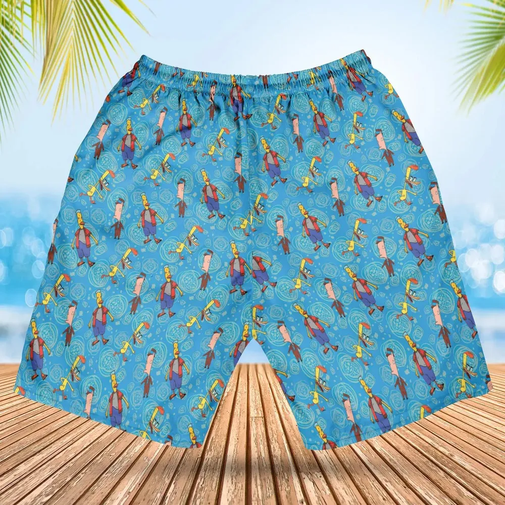 Animated Attitude Duckman Hawaiian Short - 2