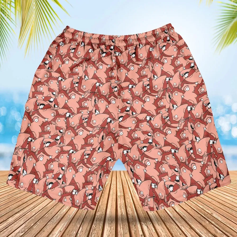 Smashing Threads Nigel Thornberry Hawaiian Short - 2