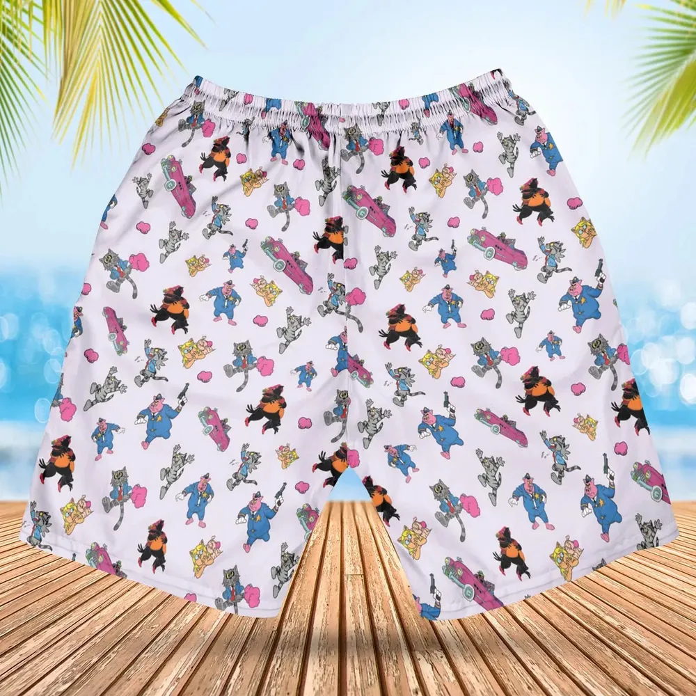 Fritz The Cat Characters Hawaiian Short - 2