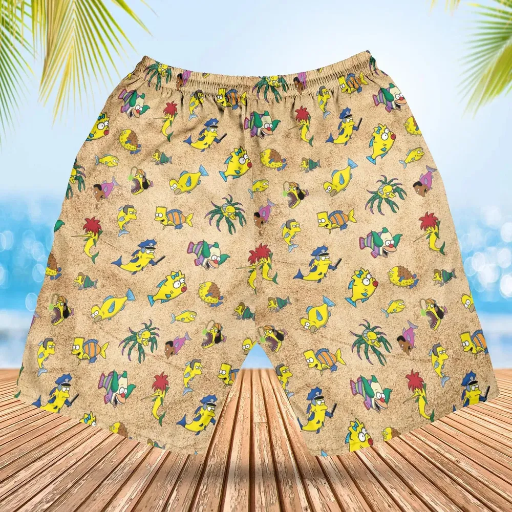Shrimpsons The Simpsons Hawaiian Short - 2