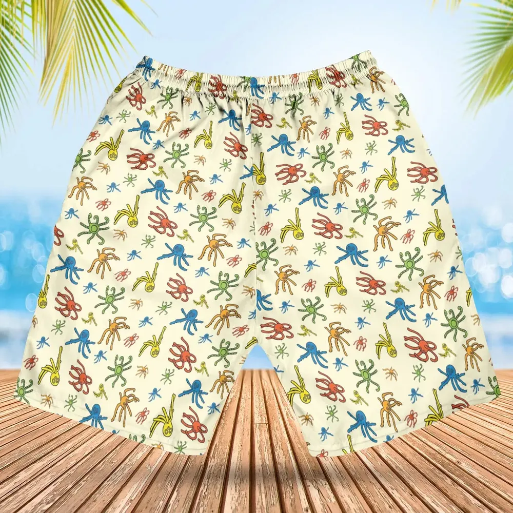 Walks Creeps Tumbles Wacky Wallwalkers Hawaiian Short - 2