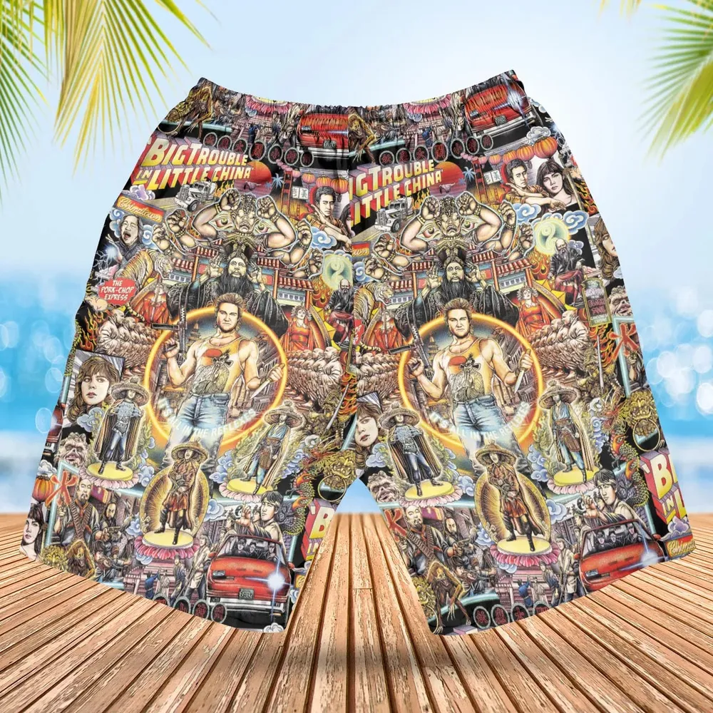 Big Trouble in Little China Hawaiian Short - 2