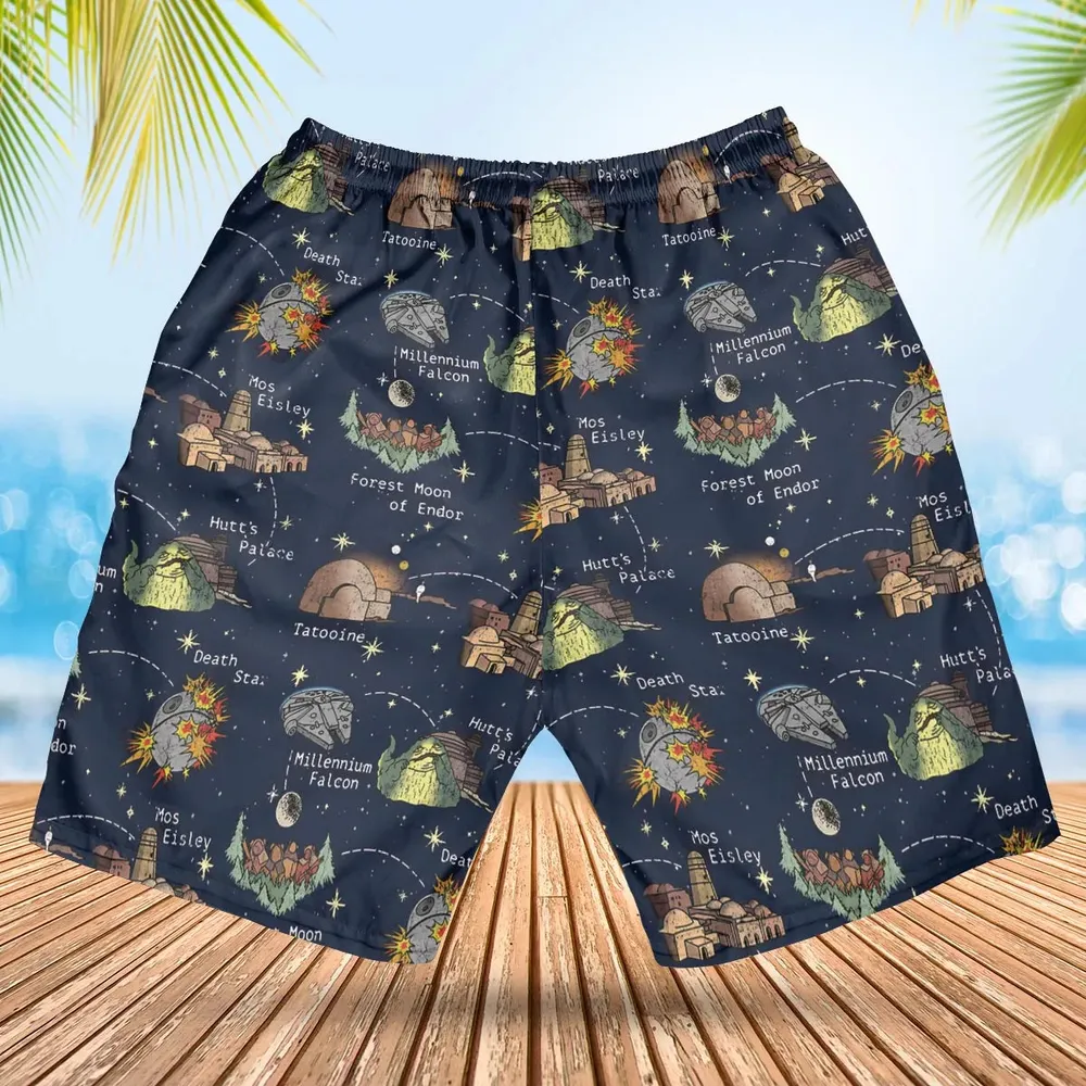 Points of Interest Star Wars Hawaiian Short - 2