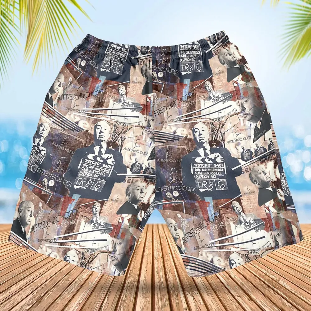 Alfred Hitchcock Aesthetic Hawaiian Short - 2