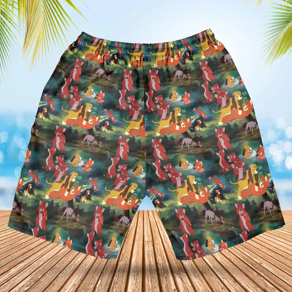 The Fox and the Hound Hawaiian Short - 2