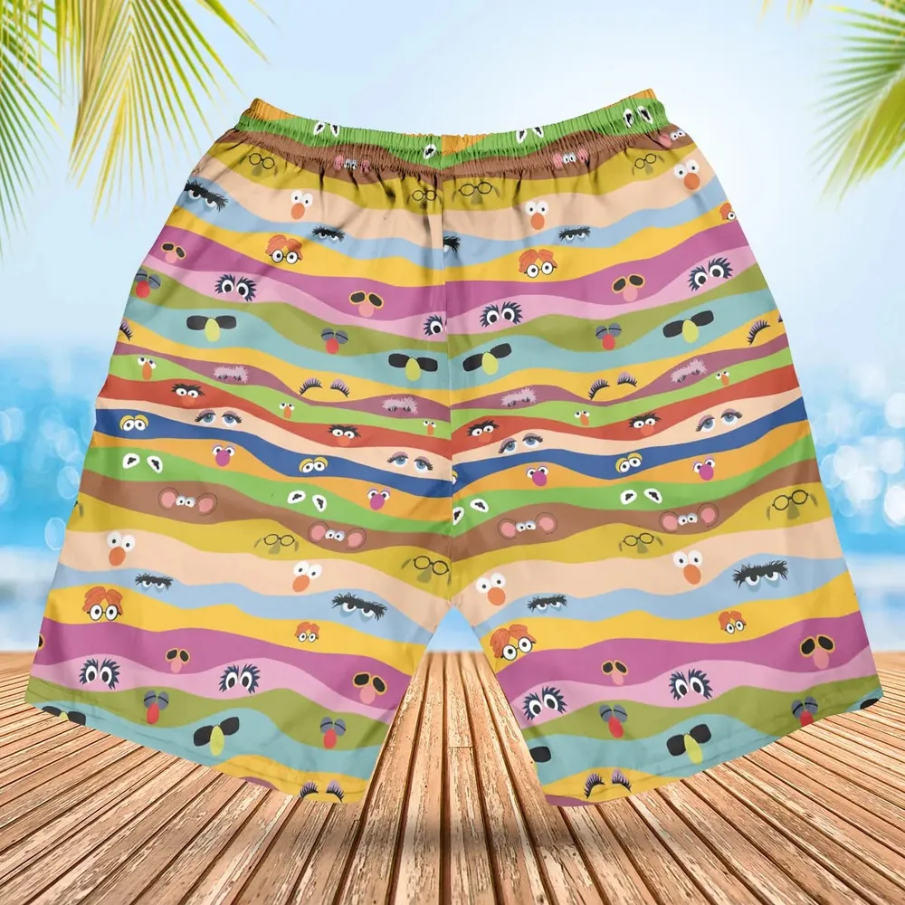 Eyes On Us The Muppet Show Hawaiian Short - 2