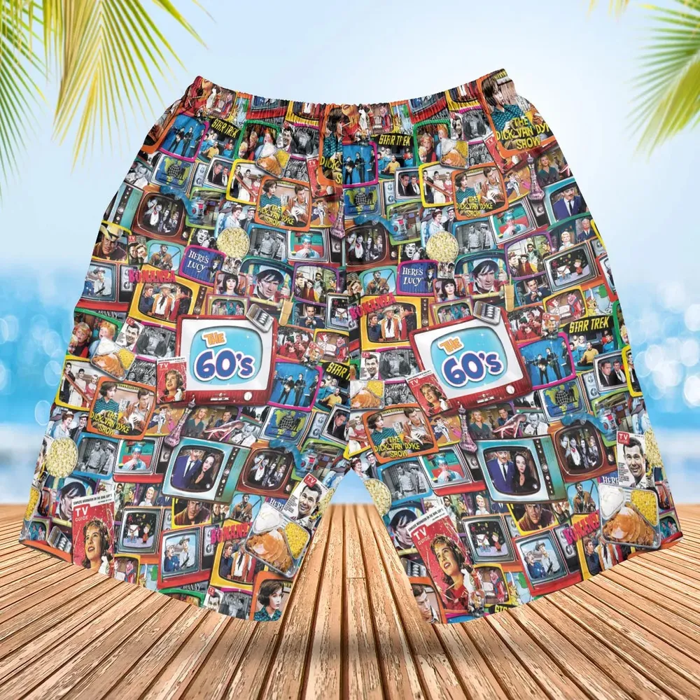 The 60s Classic TV Shows Hawaiian Short - 2