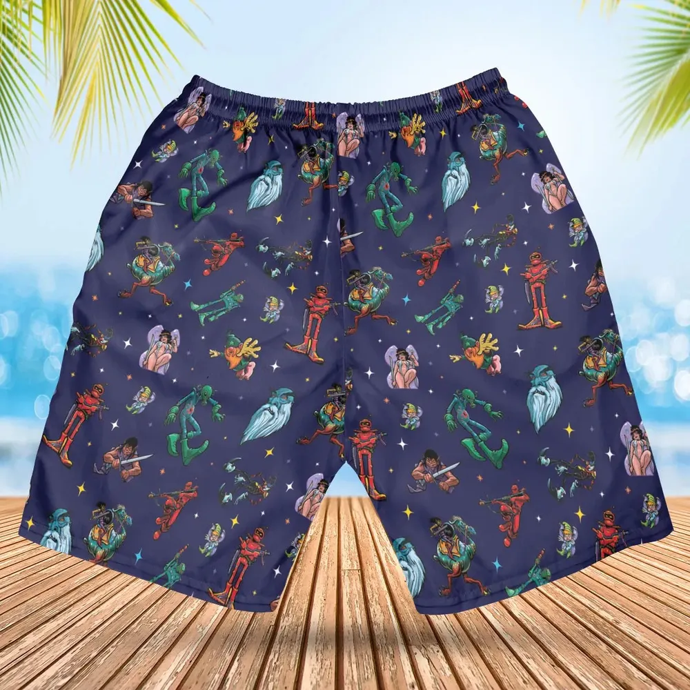 Wizard Characters Hawaiian Short - 2